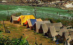Camping at Ganga Riviera
